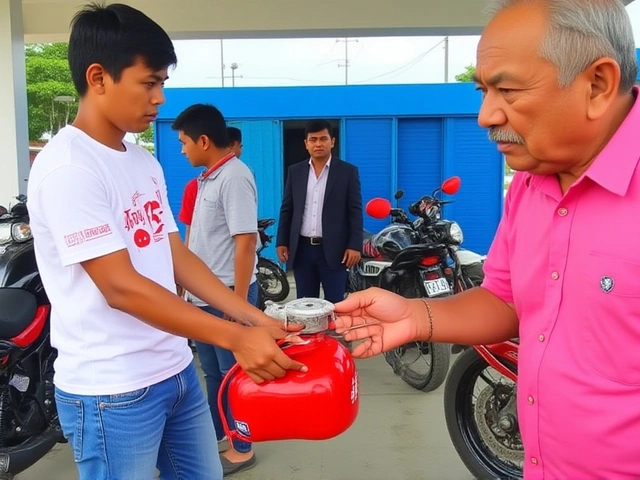 Bihar Youth Carries Bike Tank to Pump Amid Fuel Shortage